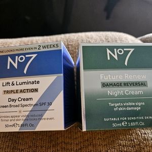 No7 Lift & Luminate Day Cream & No7 Future Renew Night Cream